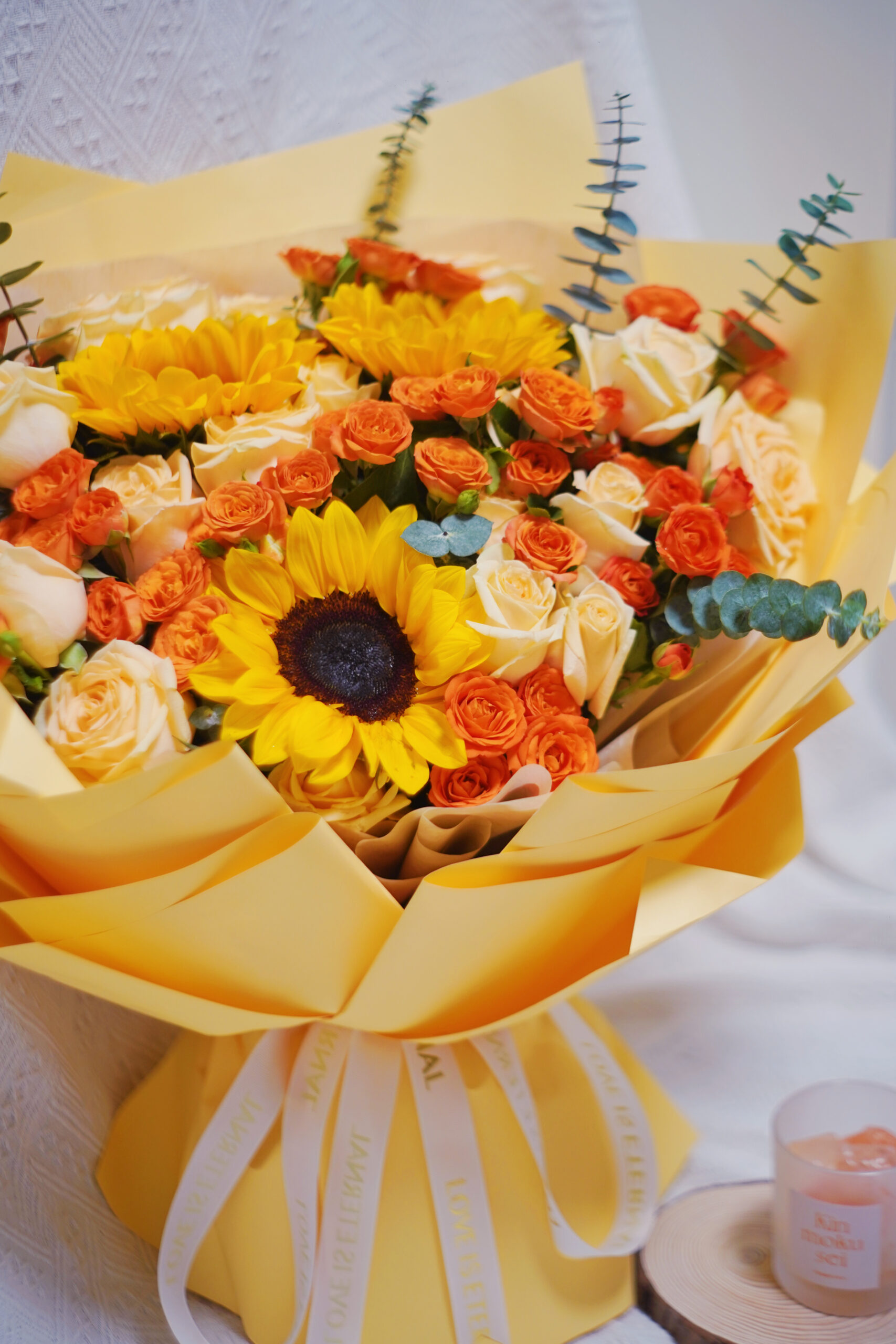 Sunflower x 多頭玫瑰 L 2